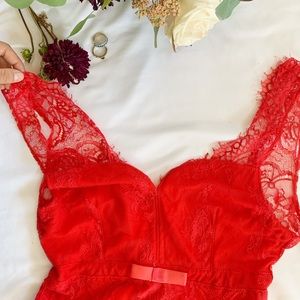 Red Lace dress